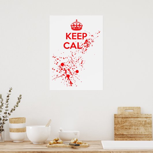 Blijf bellen... poster (Keuken)