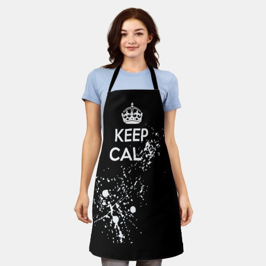 Blijf bellen... schort (Gedragen)