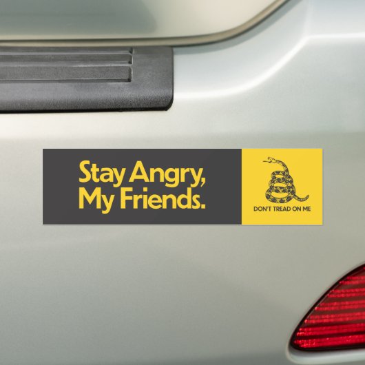 Blijf benieuwd, mijn vrienden - niet op me plakken bumpersticker (Op auto)