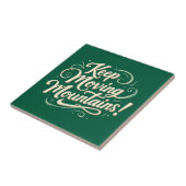 Blijf bergen Motivatie ontwerpen Tegeltje (Zijkant)