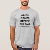 Blijf Bescheiden T-shirt (Voorkant)