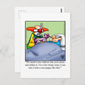 Blijf beter Humor Grappige Ansichtkaart Briefkaart (Voorkant / Achterkant)