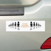 Blijf bewegen bumpersticker (Op auto)