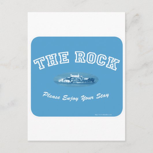 Blijf bij Alcatraz Briefkaart (Voorkant)