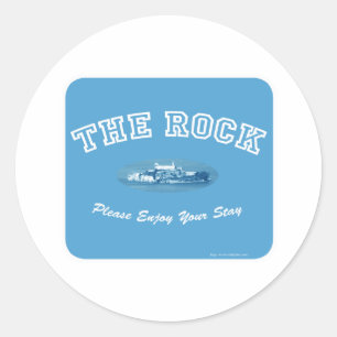 Blijf bij Alcatraz Ronde Sticker
