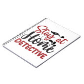 Blijf bij de detective thuis notitieboek (Linkerzijde)