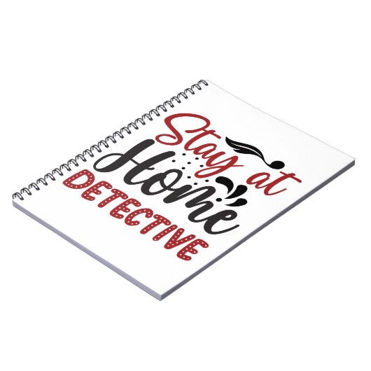 Blijf bij de detective thuis notitieboek (Linkerzijde)