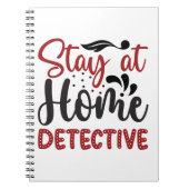 Blijf bij de detective thuis notitieboek (Voorkant)