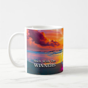 Blijf Bij De Winnaars Herstelmok Zonsopgang Mok