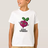 Blijf bij Funny Veggie Beet Pun T-shirt (Voorkant)