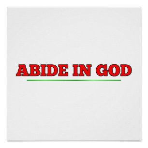 Blijf bij God Perfect Poster