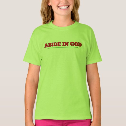 Blijf bij God T-shirt (Voorkant)
