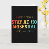 Blijf bij Ho Moual Grappig ontwerp Kaart (Gele Bloem)