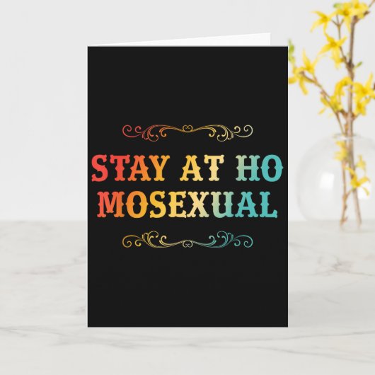 Blijf bij Ho Moual Grappig ontwerp  Kaart (Gele Bloem)