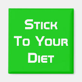 Blijf bij je dieet magneet (Voorkant)