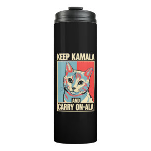 Blijf bij Kamala en Ga Door-A-La LA Kamala Harris Thermosbeker