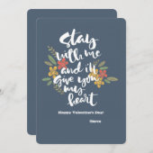 Blijf bij mij Kaart (Voorkant / Achterkant)