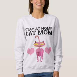 BLIJF BIJ THUIS CAT MOM T-Shirts