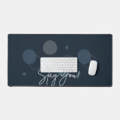 Blijf bij uw eenvoudige design bureaumat (Keyboard & Muis)