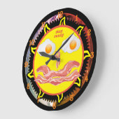 Blijf bij zonnige zonnyside-eieren en Baky Breakfa Grote Klok (Hoek)