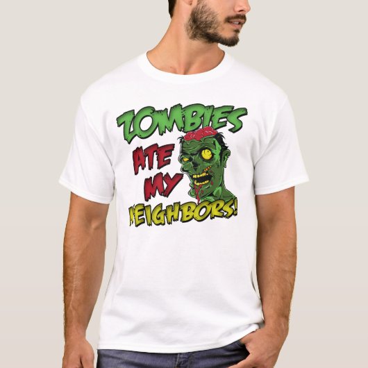 Blijf binnen! t-shirt (Voorkant)