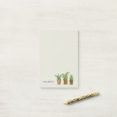 Blijf bladerrijk, voor plantenliefhebbers post-it® notes (Op bureau)