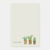 Blijf bladerrijk, voor plantenliefhebbers post-it® notes (Voorkant)