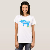 Blijf blauw van de Minnesota Babe de Blauwe Ox T-shirt (Voorkant volledig)