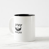 Blijf Boujee Tweekleurige Koffiemok (Voorkant links)