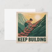 Blijf Bouwen Save The Date (Voorkant / Achterkant)