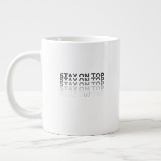 Blijf Bovenop Grote Koffiekop (Links)