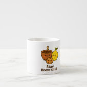 Blijf Brouw-schoon – Mooie Koffie, Citroen & Koek Espresso Kop (Voorkant)