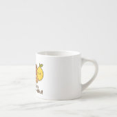 Blijf Brouw-schoon – Mooie Koffie, Citroen & Koek Espresso Kop (Rechts)