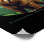 Blijf brullen poster (Hoek)