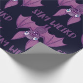 Blijf Cartoon Bat Cadeaupapier (Hoek)