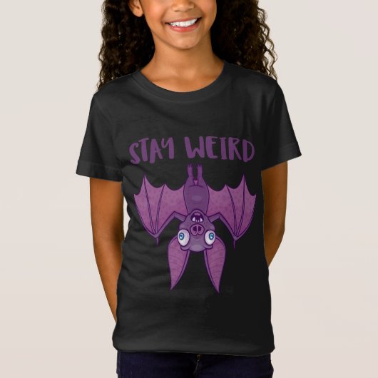 Blijf Cartoon Bat T-shirt (Voorkant)