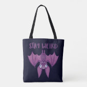 Blijf Cartoon Bat Tote Bag (Achterkant)