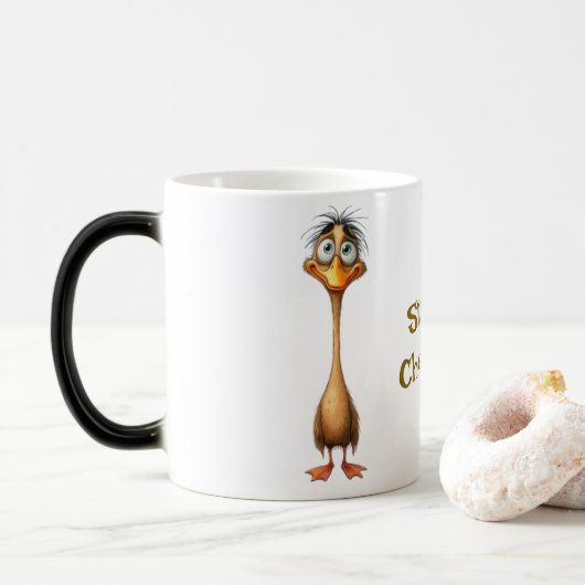 Blijf Cheeky Coffee Mok - Sip met een Wink (Met donut)