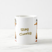 Blijf Cheeky Coffee Mok - Sip met een Wink (Center)