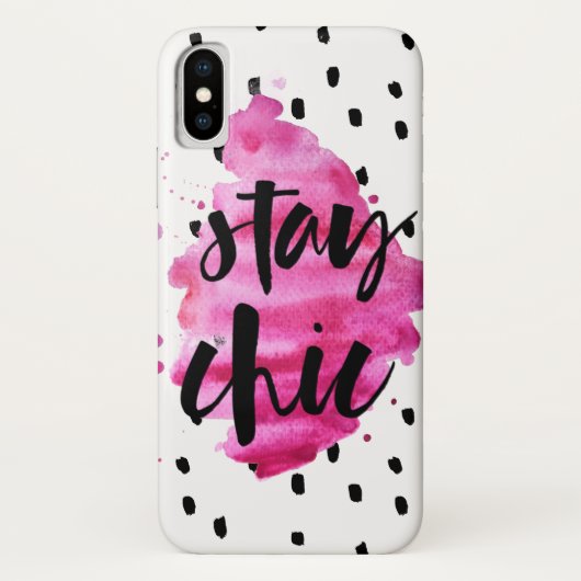 Blijf Chic Hot Pink | iPhone-geval Case-Mate iPhone Case (Achterkant)