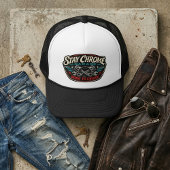 Blijf Chrome Garage Trucker Pet