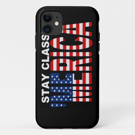 Blijf Classy 'MERICA iPhone 5 Hoesje (Achterkant)
