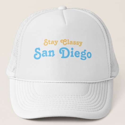 Blijf Classy San Diego Trucker Pet (Voorkant)