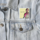 Blijf Classy Vierkante Button 5,1 Cm (In situ)