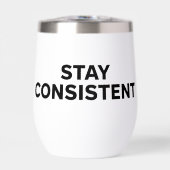 Blijf Consistent Waterfles – Christelijke Fitness  (Voorkant)