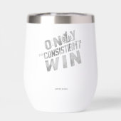Blijf Consistent Waterfles – Christelijke Fitness  (Achterkant)