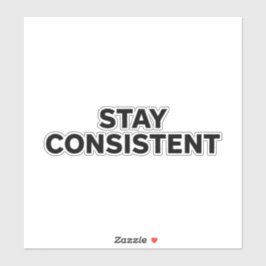 Blijf Consistent Waterfles – Christelijke Fitness  Sticker