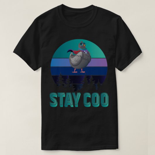Blijf Coo  duiven 12 T-shirt (Design voorkant)