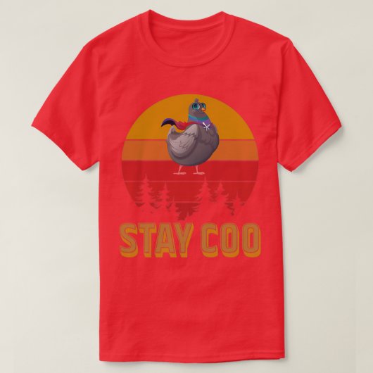 Blijf Coo  duiven 75 T-shirt (Design voorkant)