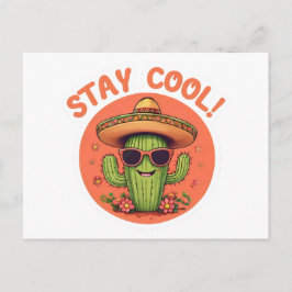 Blijf cool. briefkaart